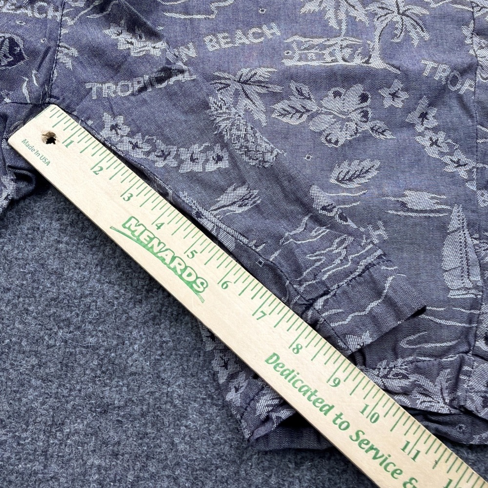 Ikka Mens Adult XL / 34 Waist Gray Sun Beach All Over Shorts Japan! - Picture 6 of 7